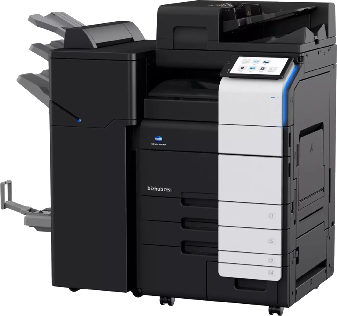 Bizhub C551i A3 colour multifunction printer rental & leasing for busy London offices  