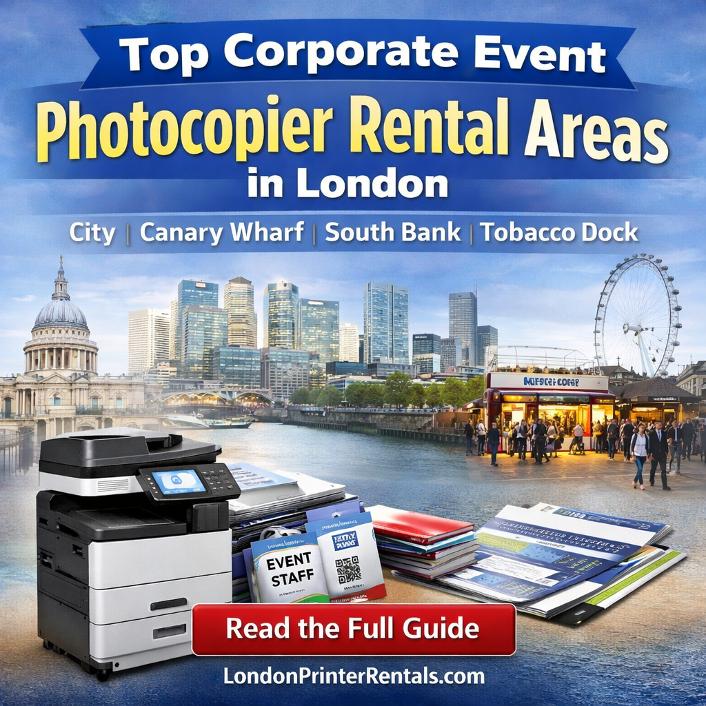 Tier 2 London Event Districts: Photocopier & Printer Rental