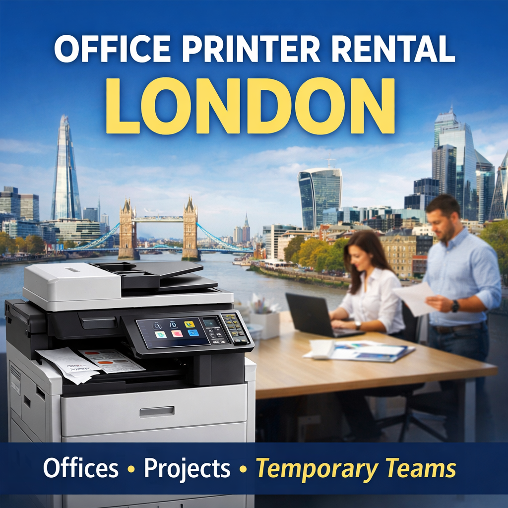 Office Printer Rental London for Growing Businesses, Projects and Temporary Teams