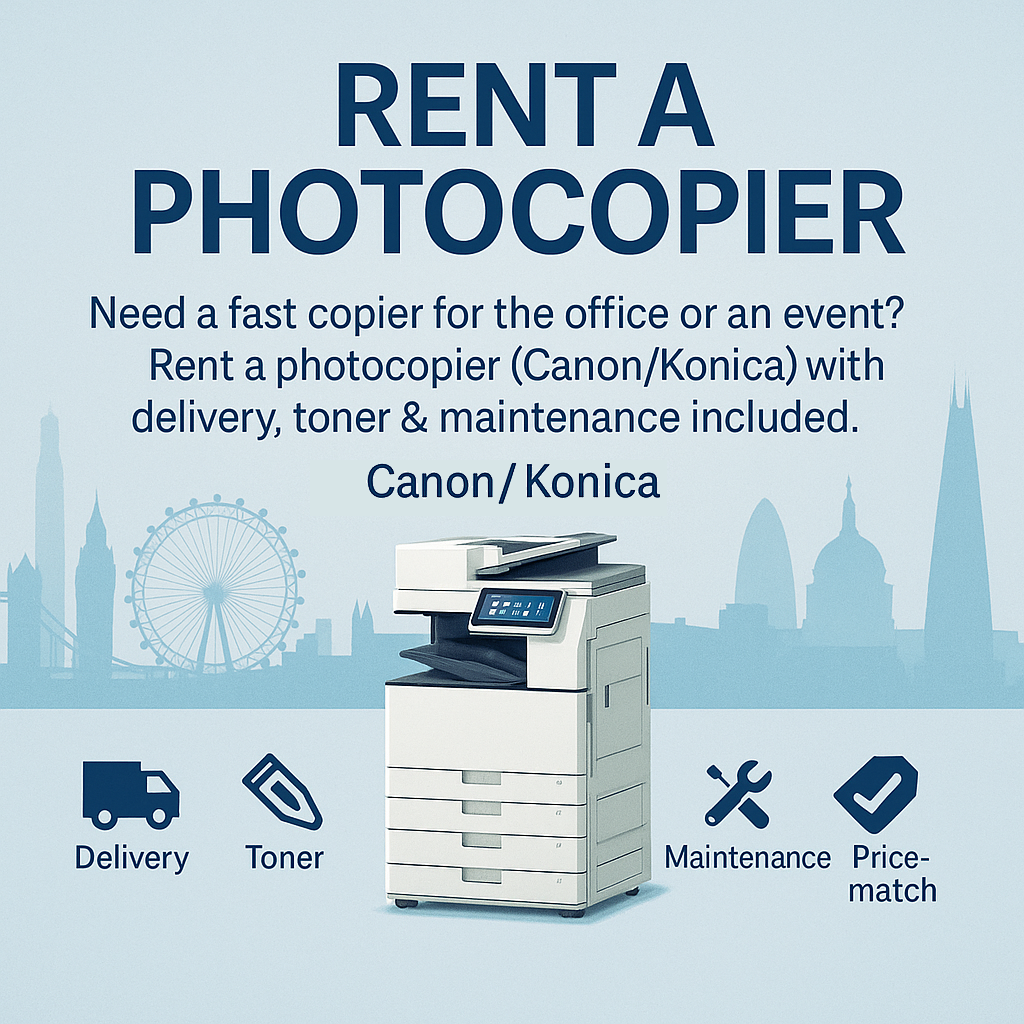 Rent a Photocopier in London, Fast Flexible Copiers