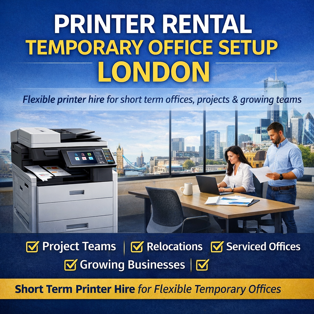 Printer Rental for Temporary Office Setup London